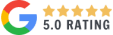 Google 5-star rating badge