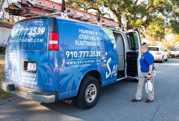 Salt Air technician ready to begin service